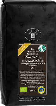 Bio Darjeeling Second Flush FTGFOP1, Plantage Risheehat Muscatel